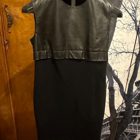 Jean Paul Gaultier Leather Jersey Dress - Picture 8 of 13